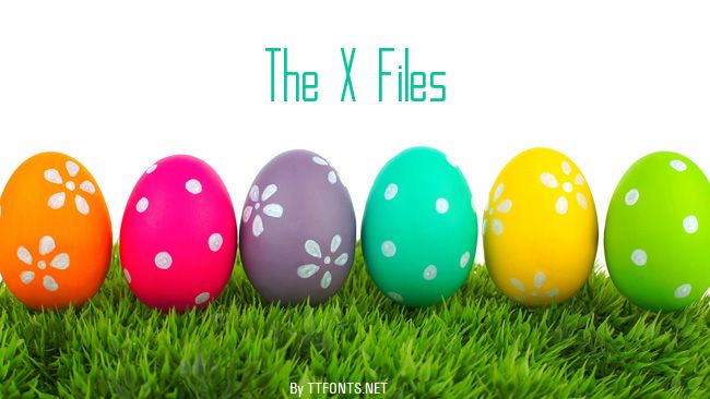 The X Files example